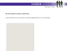 Tablet Screenshot of interiorlandscapes.net